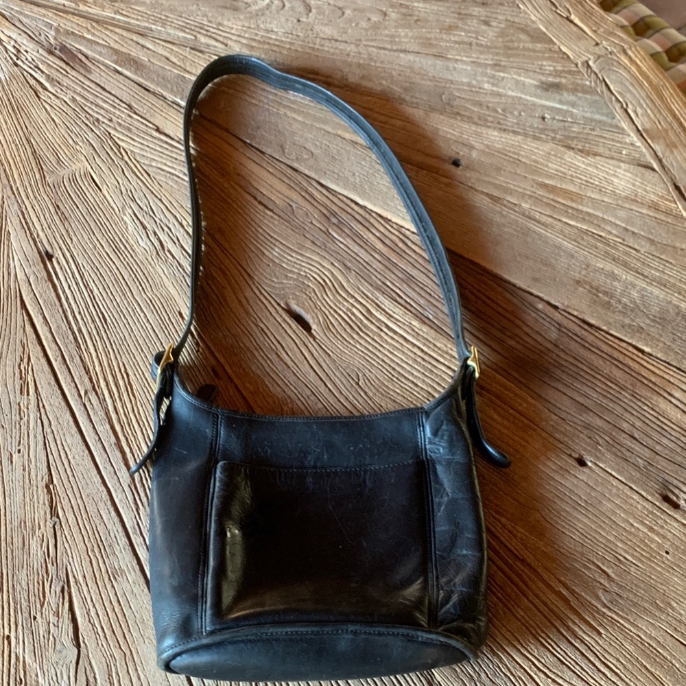 Coach Black Leather Crossbody Bag
